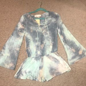 NWT Vintage Havana Tie Dye Romper